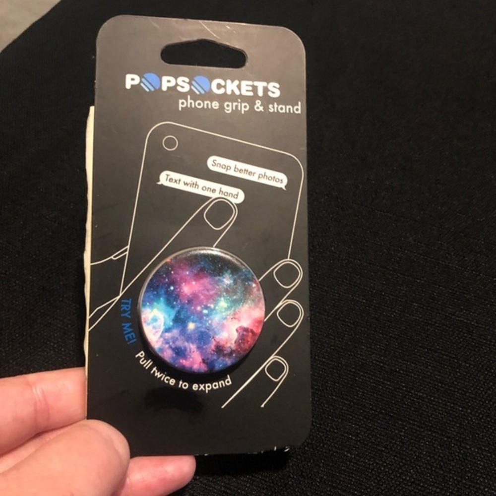 NWT PopSocket Galaxy Phone Grip & Stand - Blue Purple Pink